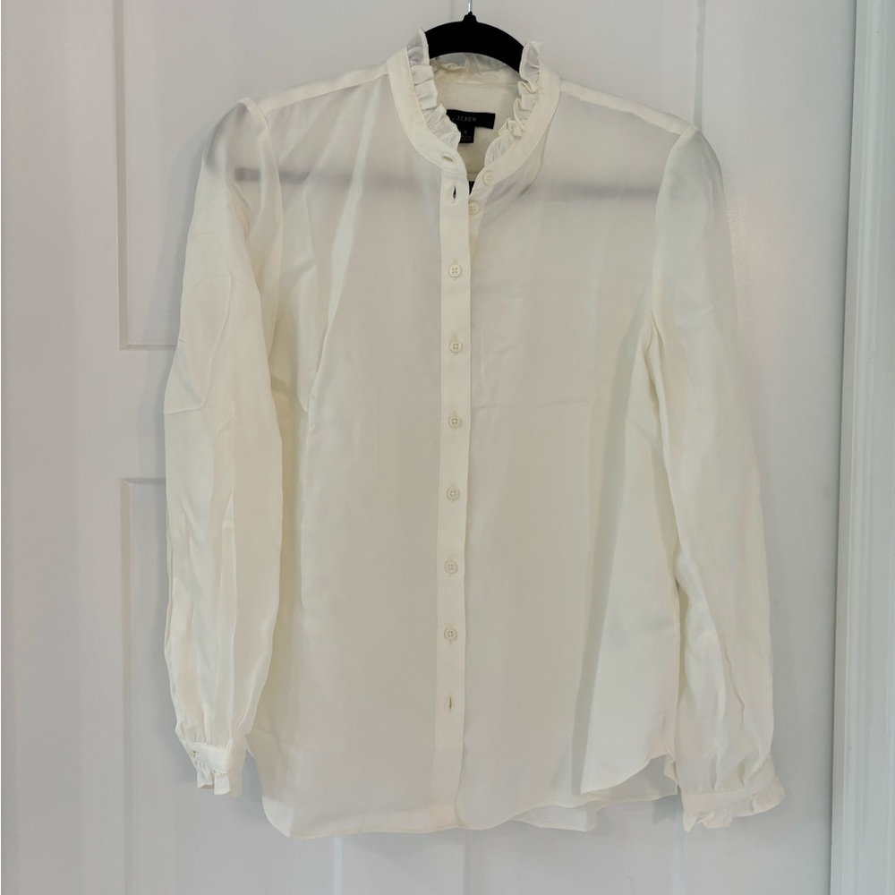 J. Crew button top